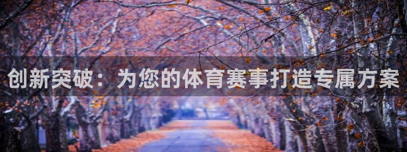 创新突破：为您的体育赛事打造专属方案